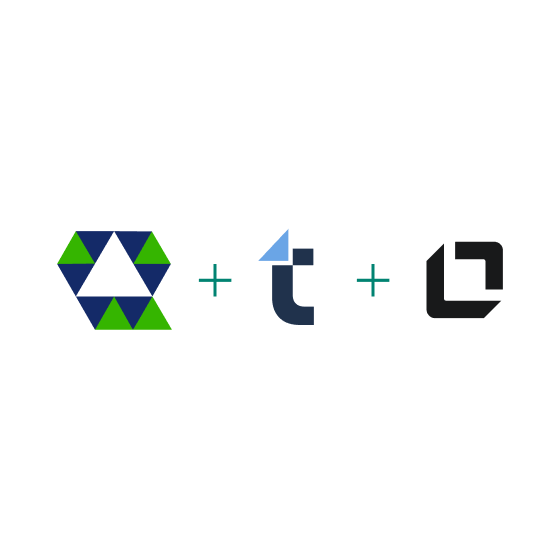 Quotient Wealth Partner, TritonPoint Wealth, and Opto Investment logos lined together